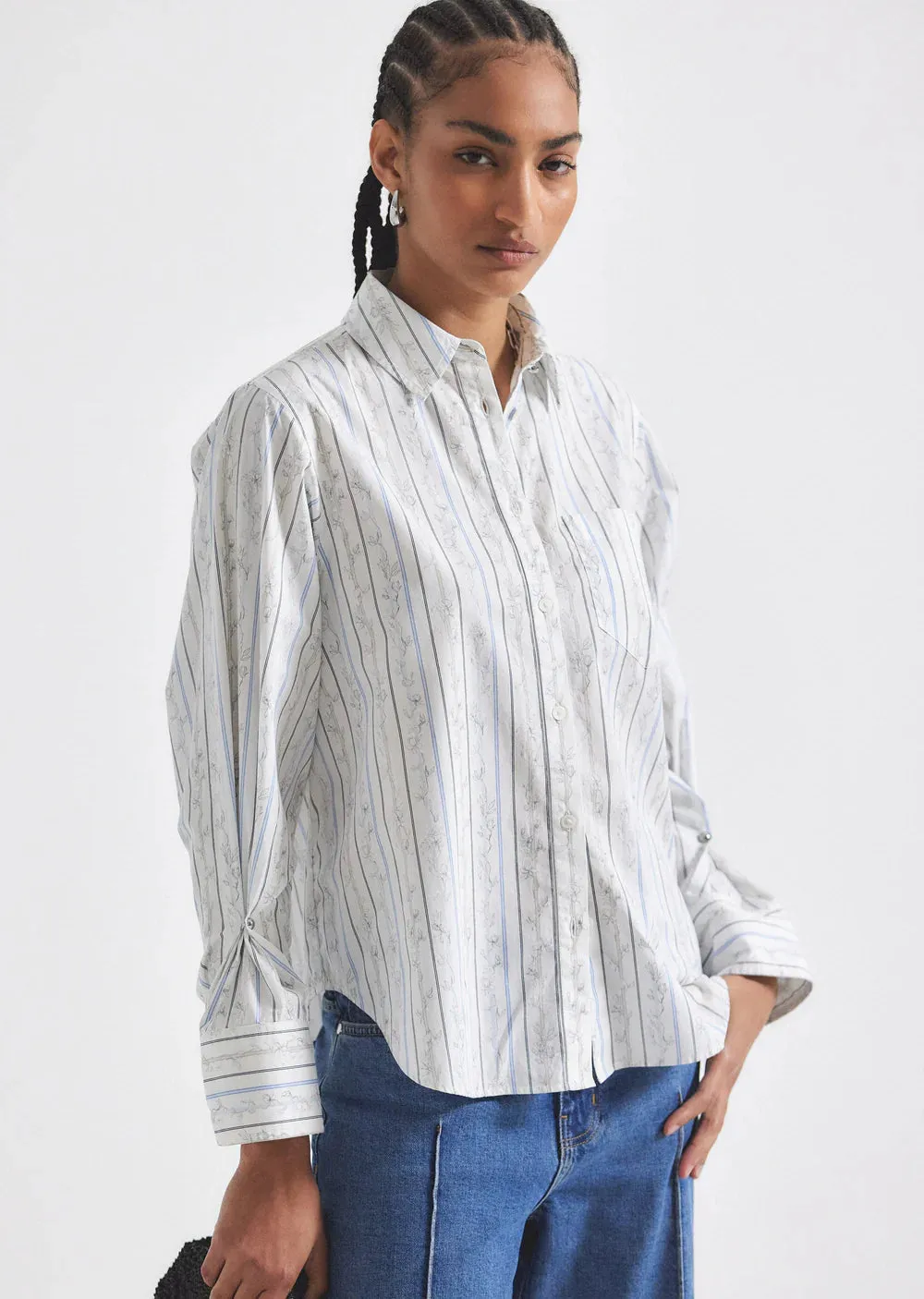 Wesley Shirt - White Multi