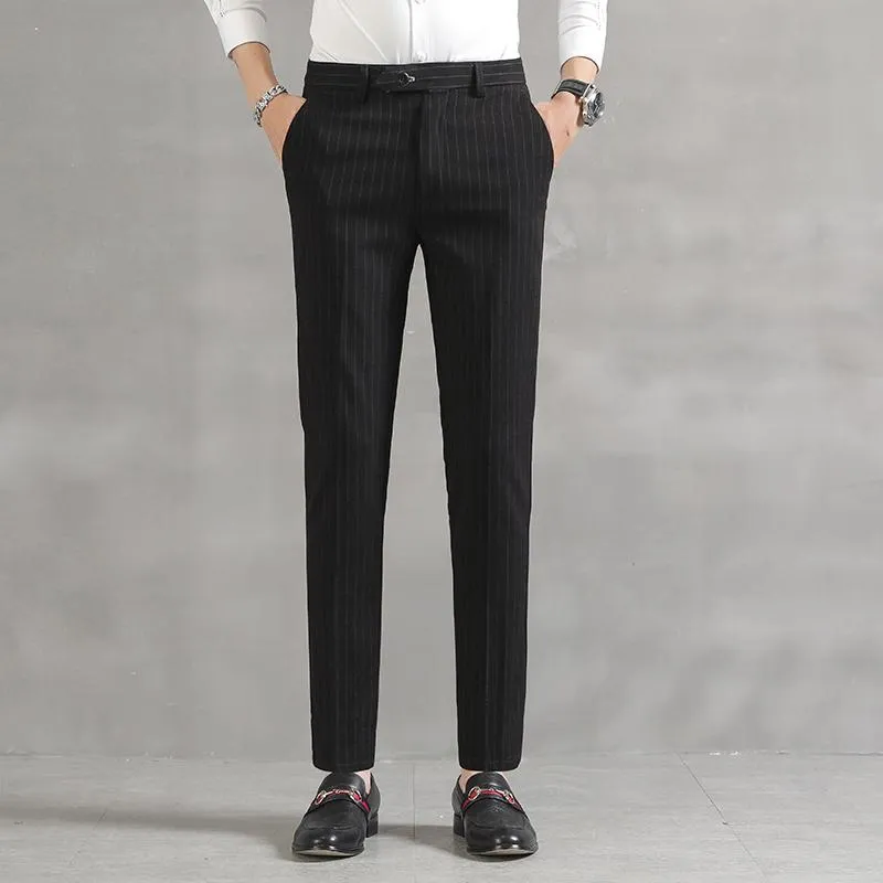 West Louis™ Casual Striped Men Elegant Pants