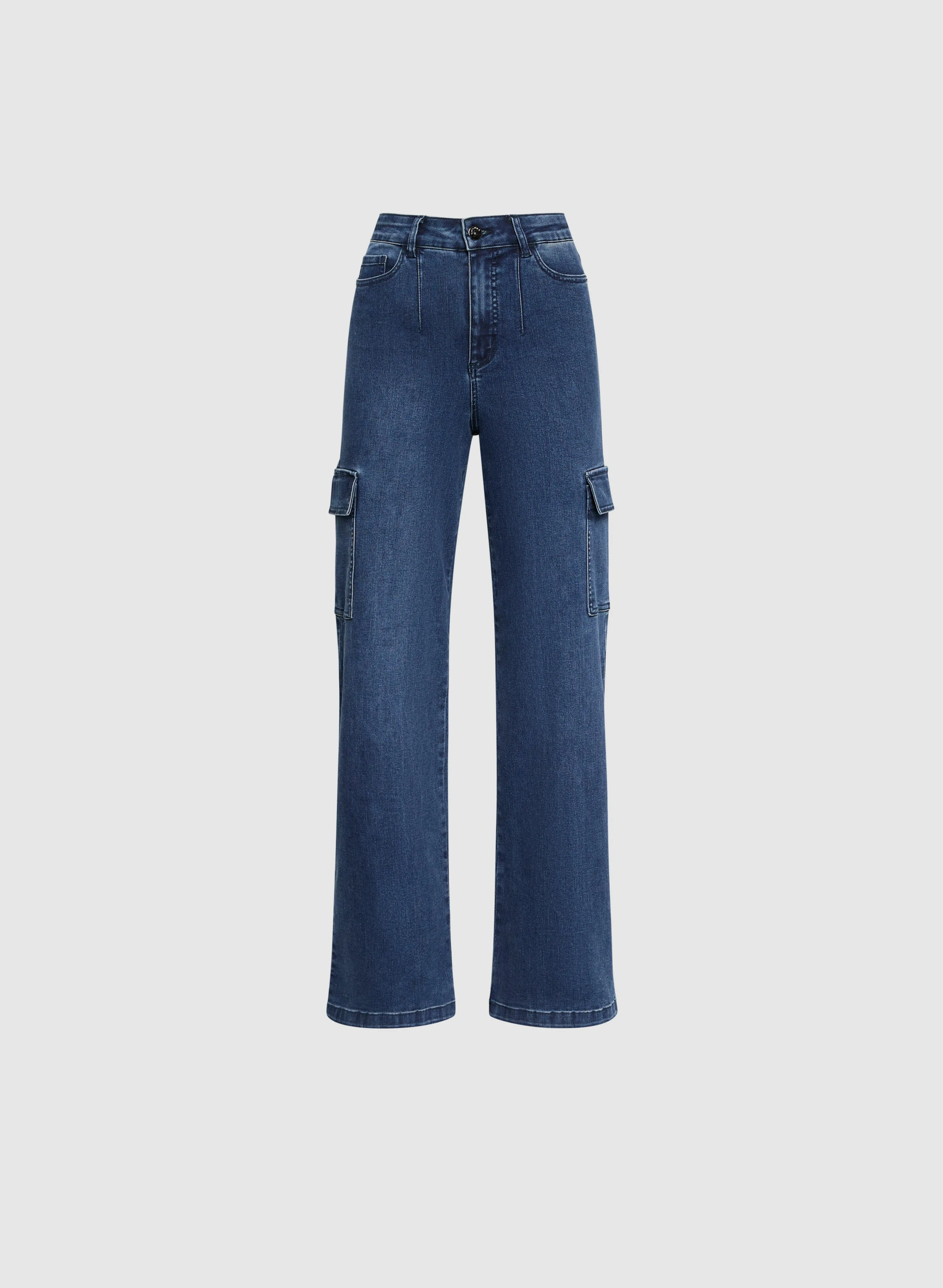 Wide Leg Cargo Jeans