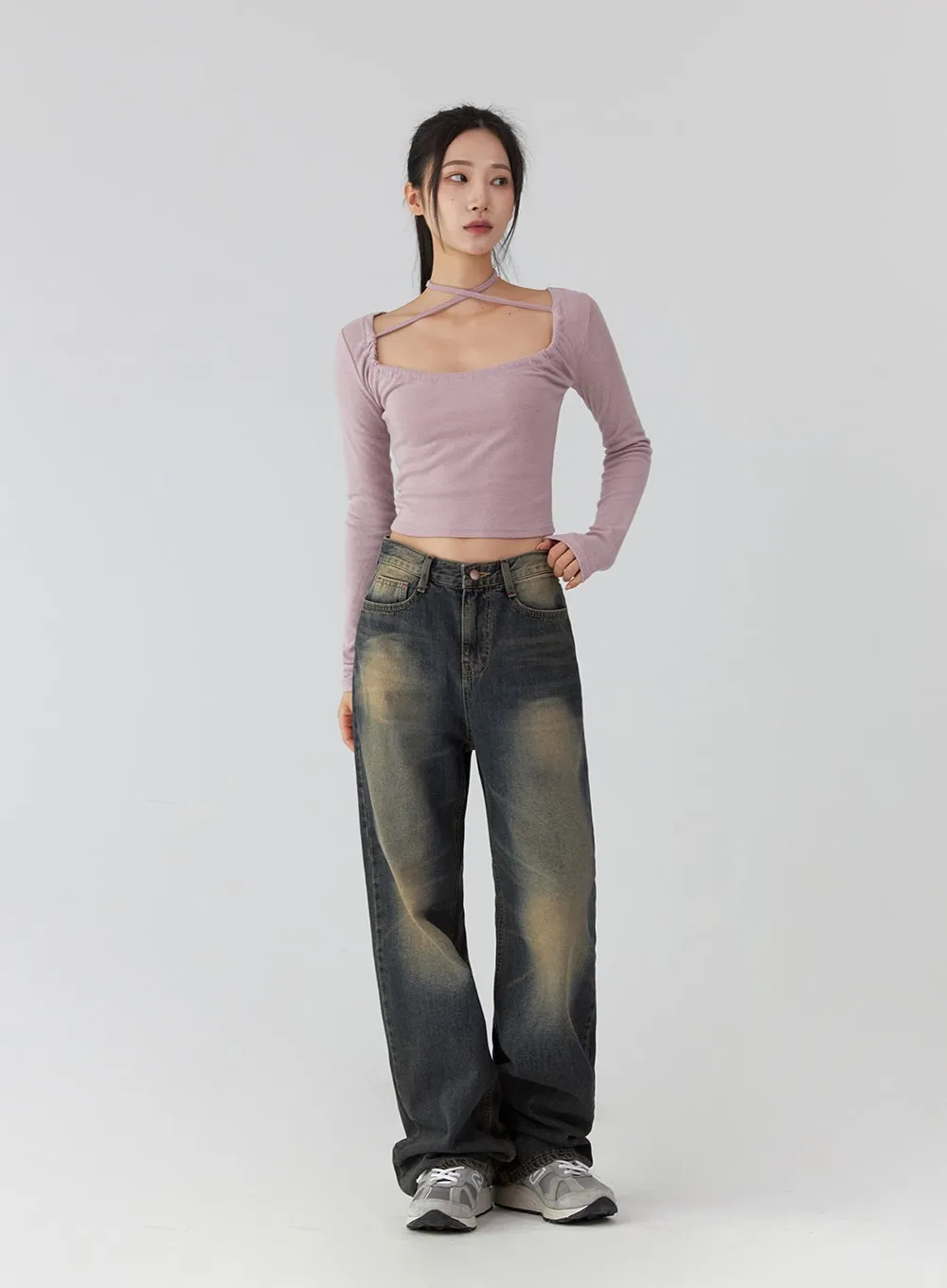 Wide Leg Jeans CD322