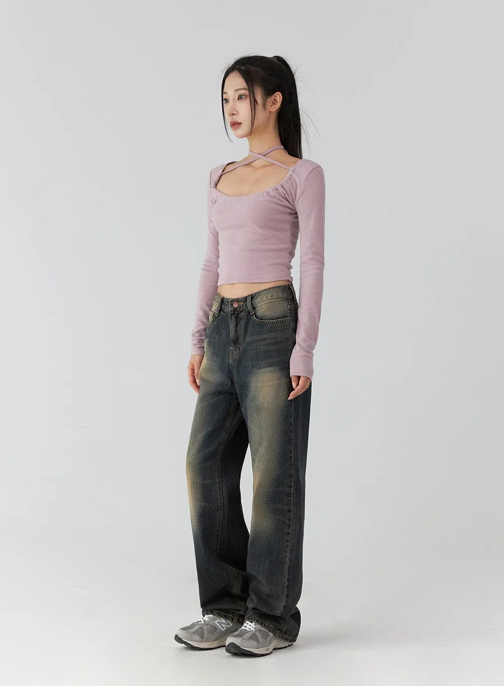 Wide Leg Jeans CD322