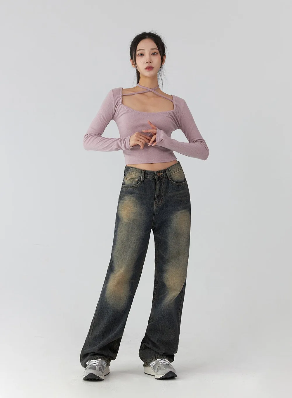 Wide Leg Jeans CD322