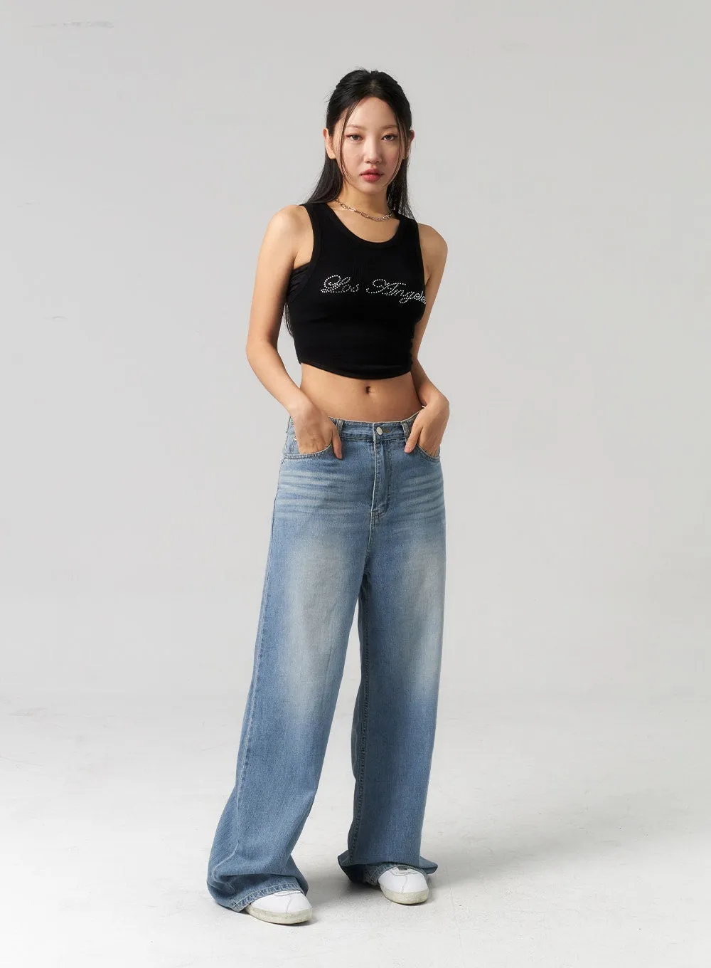 Wide Leg Jeans CU329