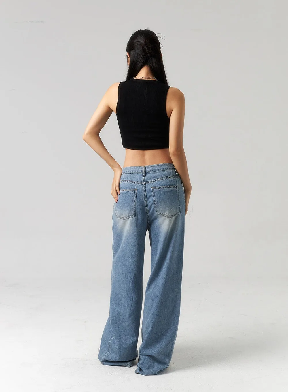 Wide Leg Jeans CU329