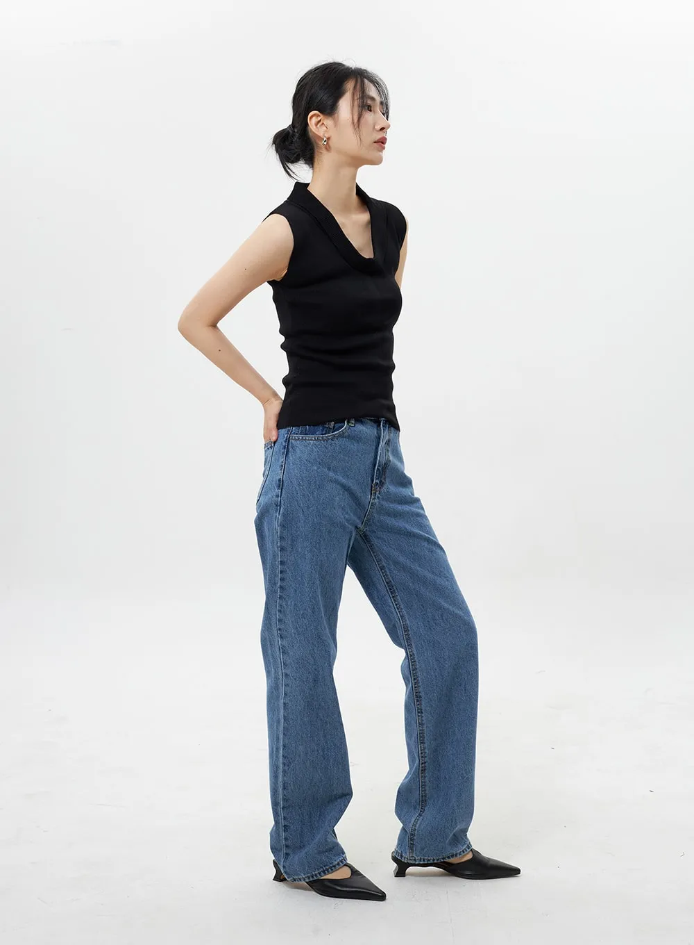 Wide Leg Jeans OY308