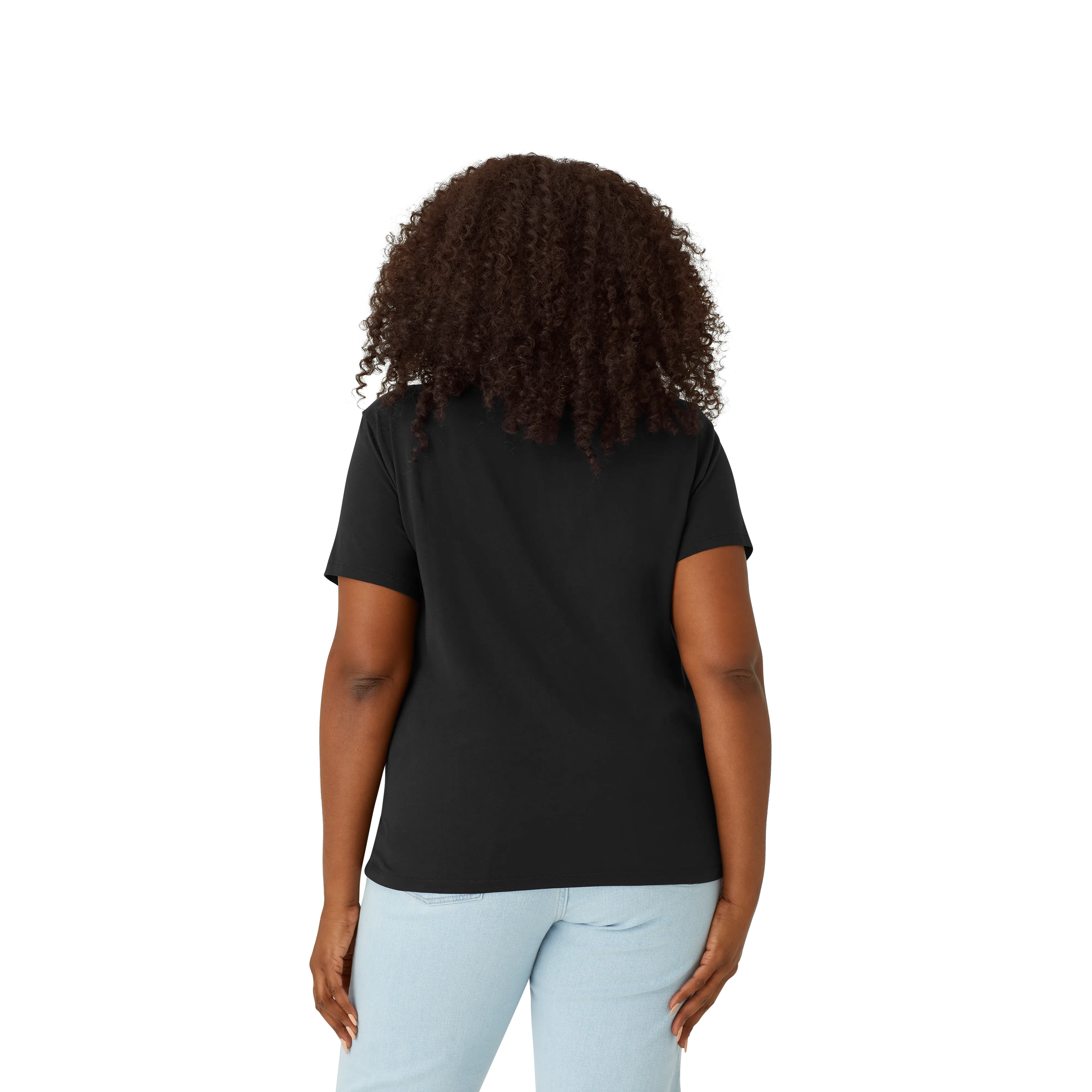 Women's Pima Cotton Crew Neck T-Shirt 6-Pack