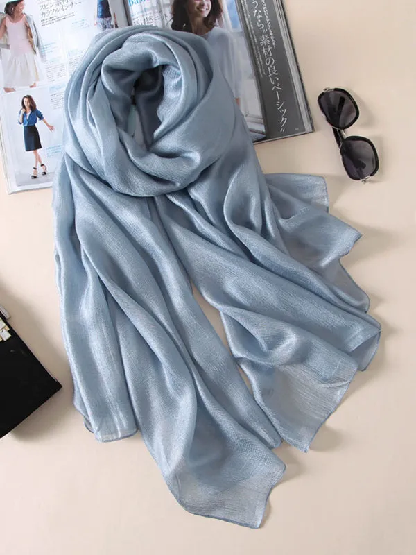 Wrap Keep Warm Solid Color Sun Protection Scarf